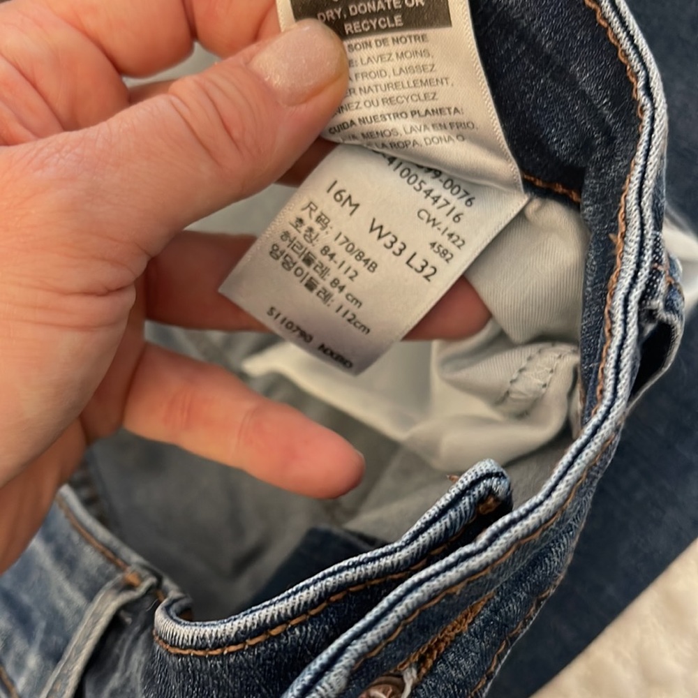 Levi’s Denizen bootcut mid rise jeans 16 - Picture 5 of 6